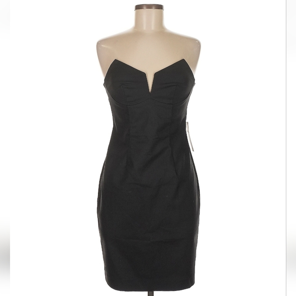 Tobi Black Strapless Cocktail Dress Size M